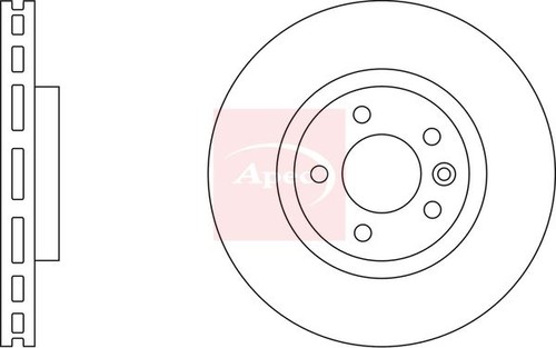 Apec black brake disc set - black, x